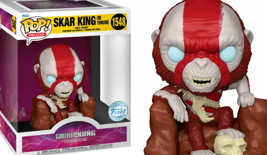 Pop! Deluxe>Godzilla x Kong: The New Empire (2024) - Skar King on Throne Pop! Deluxe Vinyl Figure (Popcultcha Exclusive)