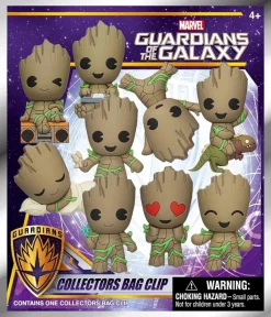 Blind Box>Guardians of the Galaxy - Groot 3D Figural Foam Bag Clip Blind Bag (Display of 24)