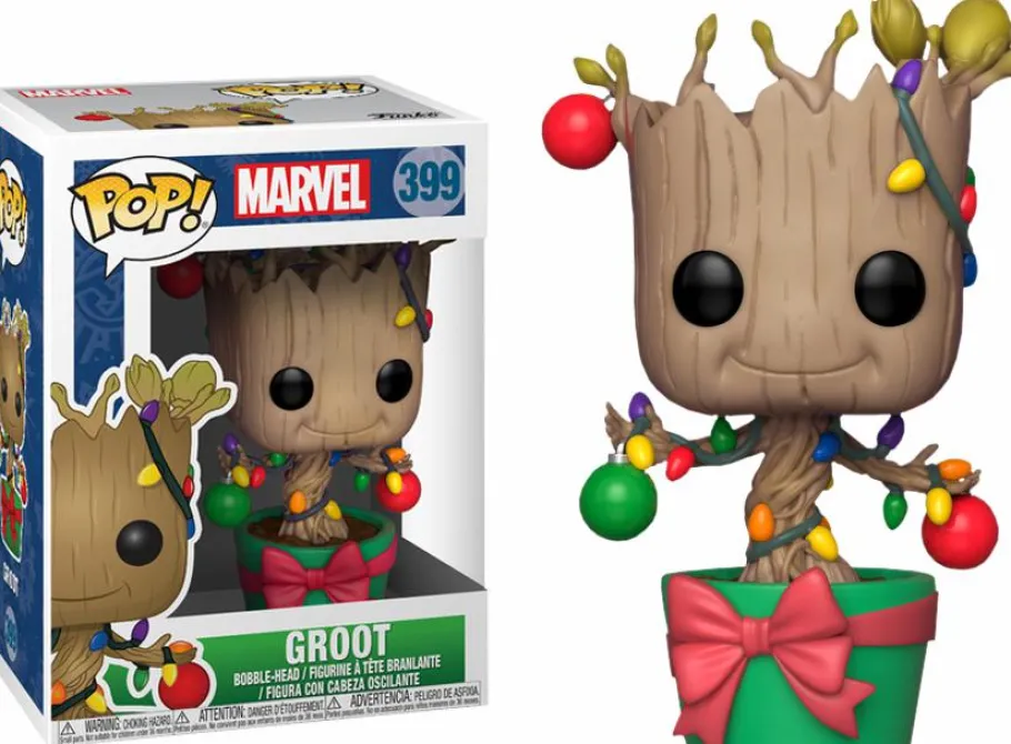 Standard Pop!>Guardians of the Galaxy - Dancing Groot with Christmas Lights Pop! Vinyl Figure