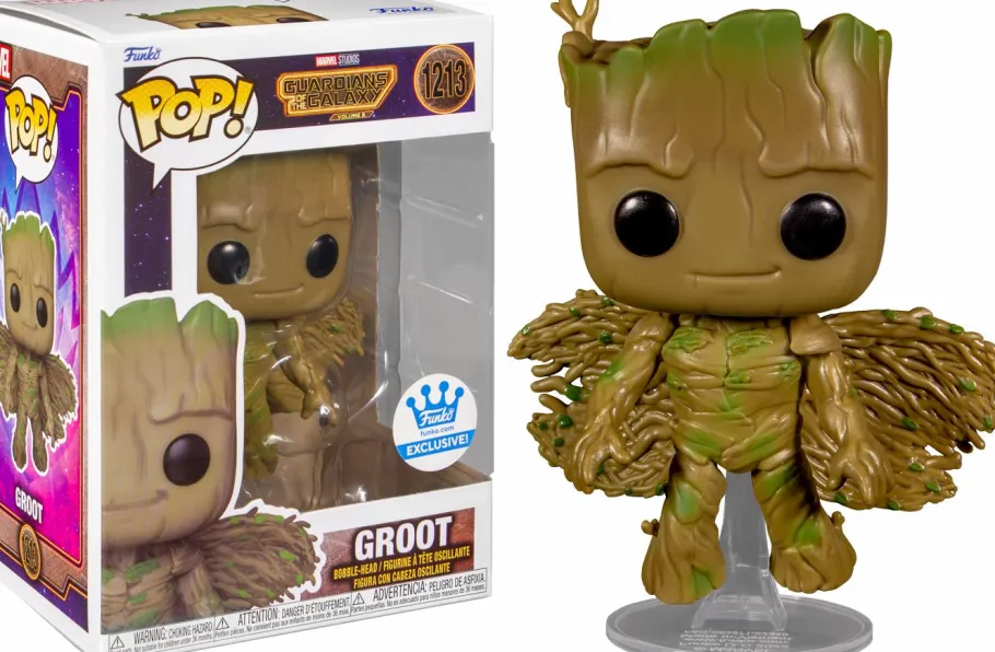 Standard Pop!>Guardians of the Galaxy Vol. 3 - Groot with Wings Pop! Vinyl Figure (Funko / Popcultcha Exclusive)