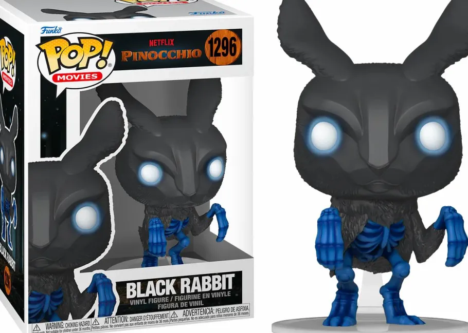 Standard Pop!>Guillermo del Toro 's Pinocchio (2022) - Black Rabbit Pop! Vinyl Figure