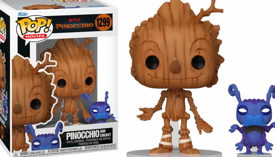Standard Pop!>Guillermo del Toro 's Pinocchio (2022) - Pinocchio and Cricket Pop! Vinyl Figure