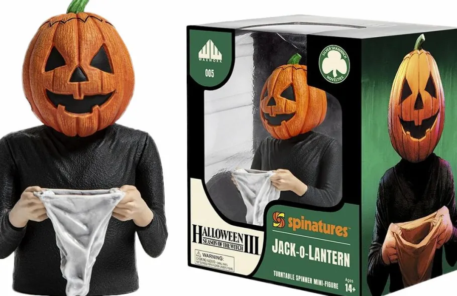 Designer Vinyl>Halloween III: Season of the Witch (1982) - Jack-o-Lantern Spinature 4” Vinyl Figure