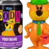 Designer Vinyl>Hanna Barbera Hanna-Barbera - Yogi Bear Blacklight SODA Vinyl Figure in Collector Can (2022 Funkon Convention Exclusive) (Popcultcha Exclusive)