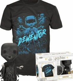Pop! & Tee Sets>Harry Potter - Dementor Glow-in-the-Dark Pop! Vinyl Figure & T-Shirt Box Set