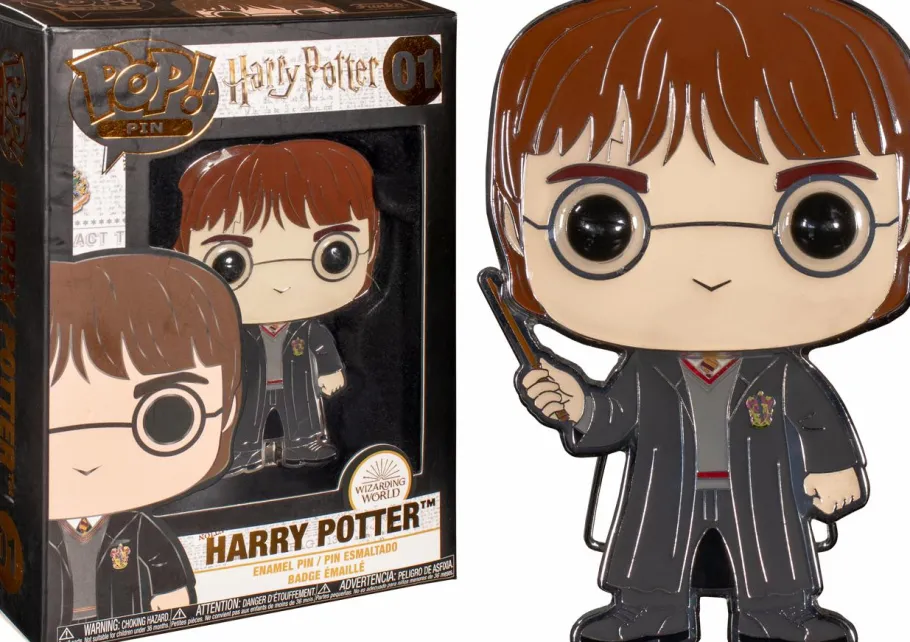 Pop! Home & Accessories>Harry Potter - Series 01 4” Pop! Enamel Pin Assortment (Sealed Display of 12)