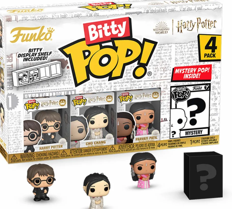 Blind Box>Harry Potter and the Goblet of Fire - , Cho, Parvati & Mystery Bitty Pop! Vinyl Figure 4-Pack