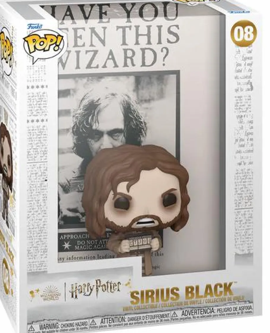 Pop! Covers>Harry Potter and the Prisoner of Azkaban - Wanted Poster with Sirius Black Pop! Covers Vinyl Figure