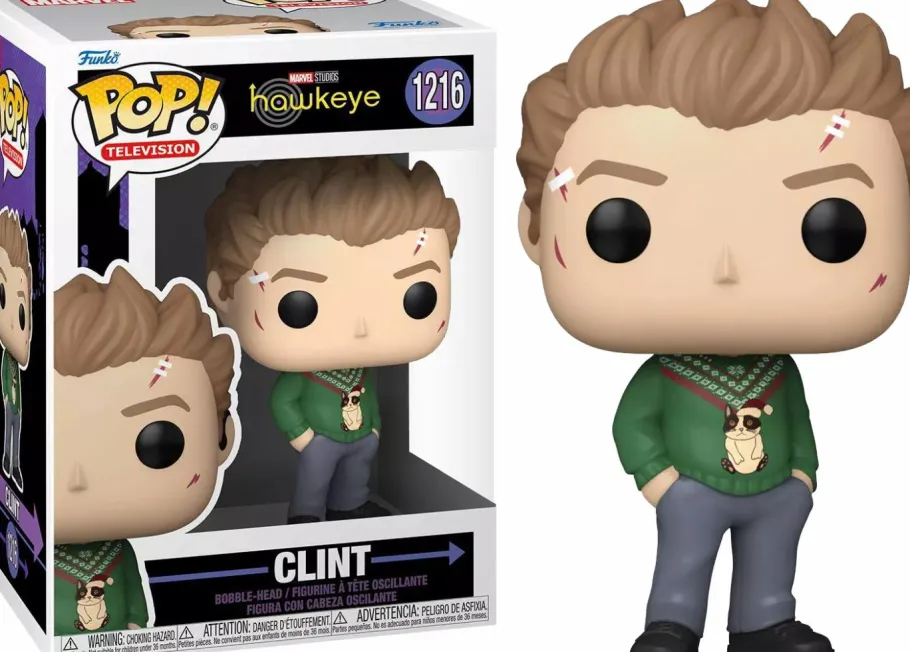 Standard Pop!>Hawkeye (2021) - Clint with Christmas Holiday Sweater Pop! Vinyl Figure