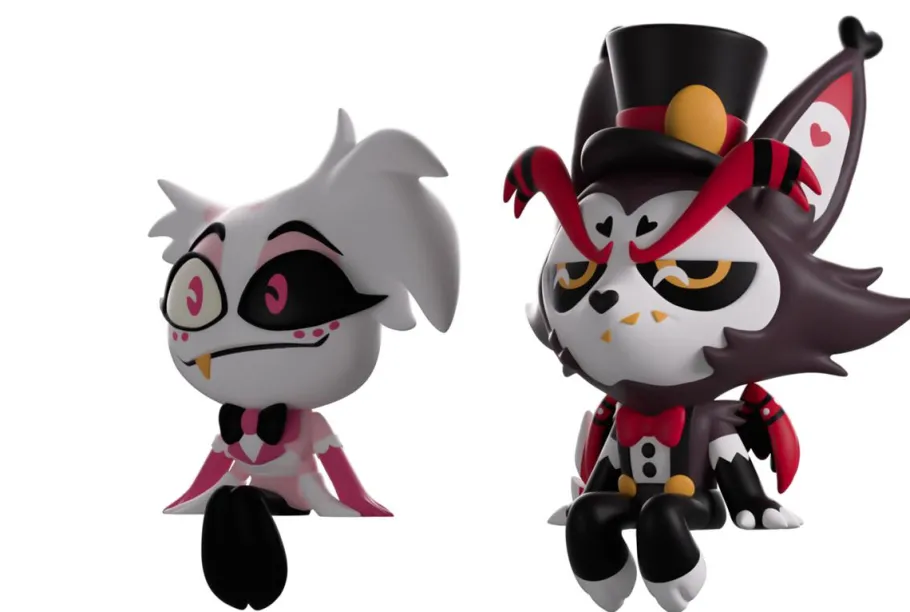 Designer Vinyl>Hazbin Hotel - Angel Dust & Husk Monitor Buddiez 2.5" Vinyl Figure 2-Pack