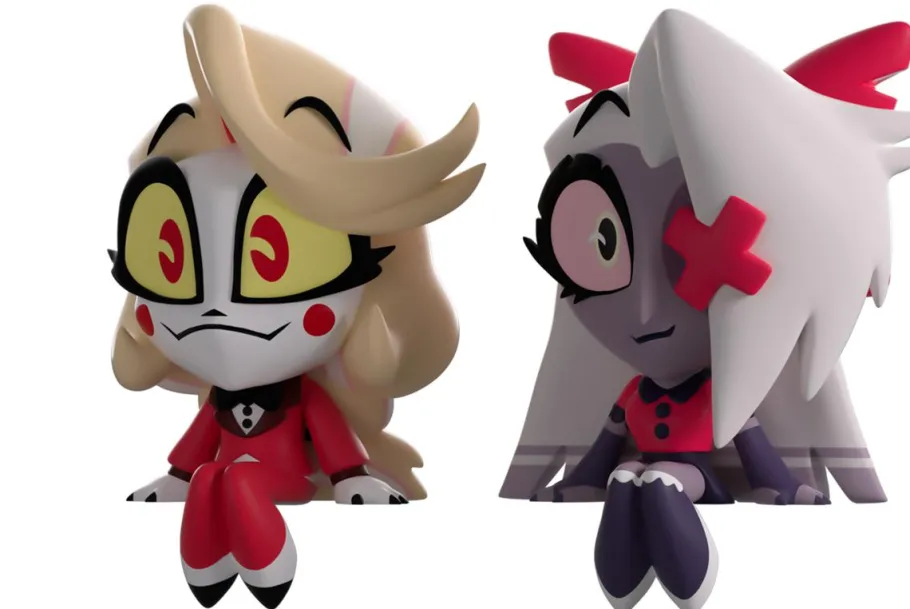 Designer Vinyl>Hazbin Hotel - Charlie & Vaggie Monitor Buddiez 2.5" Vinyl Figure 2-Pack