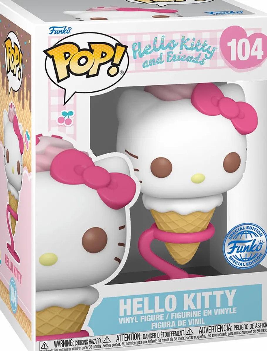 Collector & Mystery Boxes>Hello Kitty & Friends - as Ice Cream Cone Mystery Box (Includes & 3 Exclusive Pop! Vinyl Figures)