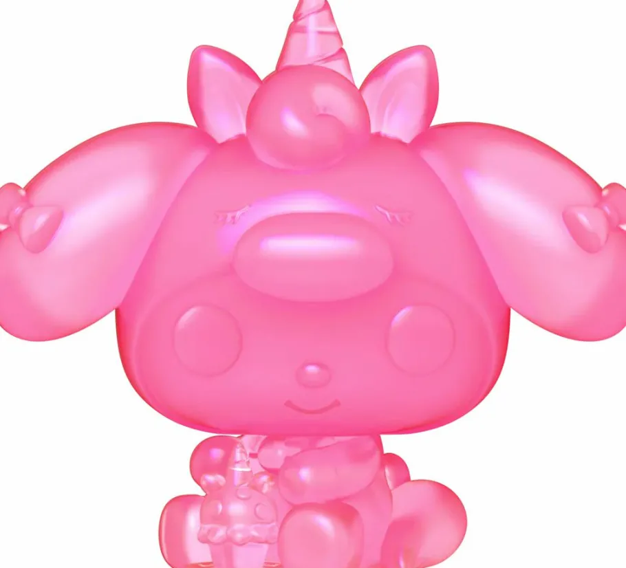 Pop! Chases, Vault, Limited Editions, Ppp Items>Hello Kitty & Friends - My Melody (Translucent Pink) Pop! Vinyl Figure in Acrylic Pop! Protector (Popcultcha Exclusive)