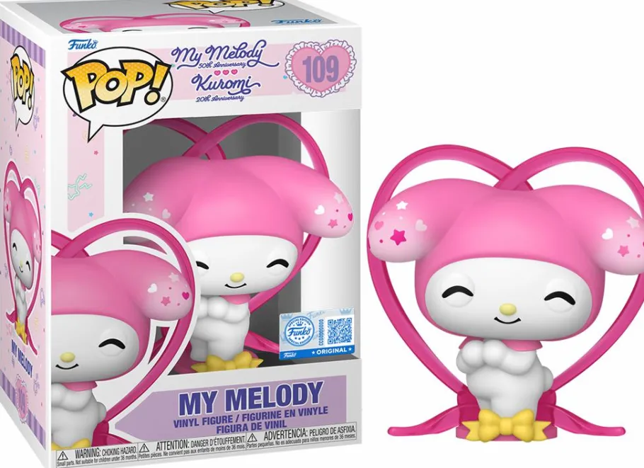Standard Pop!>Sanrio Hello Kitty & Friends - My Melody With Ribbon 50th Anniversary Pop! Vinyl Figure