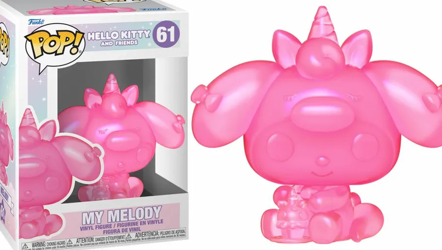 Collector & Mystery Boxes>Hello Kitty & Friends - My Melody (Translucent Pink) Mystery Box (Includes My Melody & 3 Exclusive Pop! Vinyl Figures)