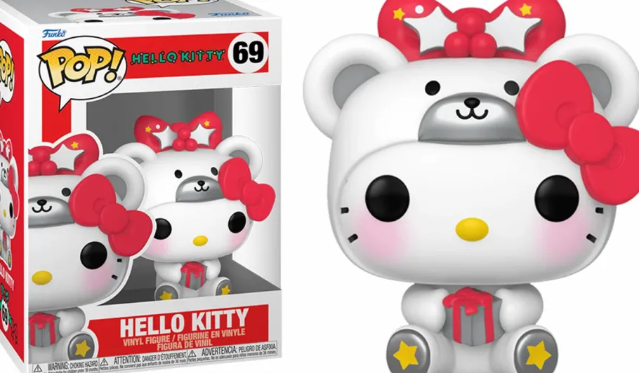 Standard Pop!>Hello Kitty - as Polar Bear Metallic Pop! Vinyl Figure