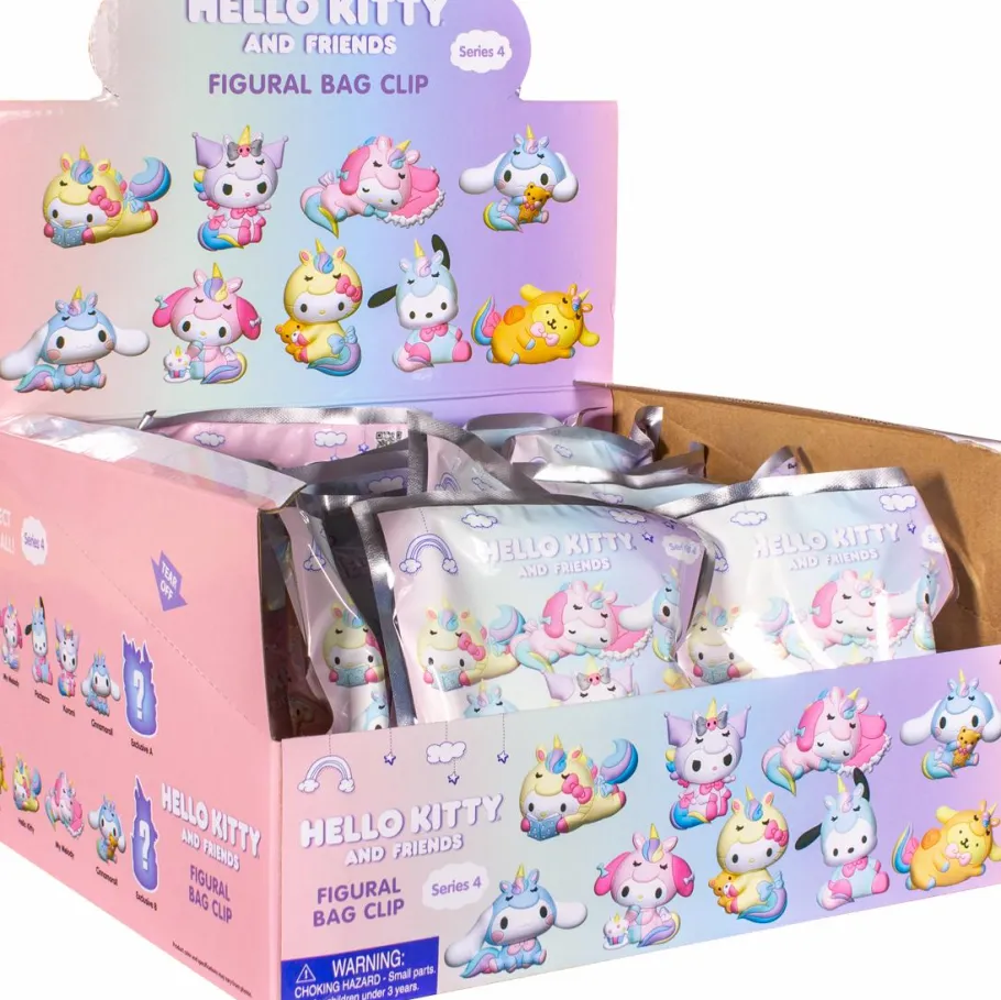 Designer Vinyl>Hello Kitty and Friends - Series 4 3D Figural Foam Bag Clip Blind Bag (Display of 24)