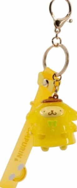 Designer Vinyl>Hello Kitty and Friends - Pompompurin Raincoat Series Boxed Keychain with Hand Strap