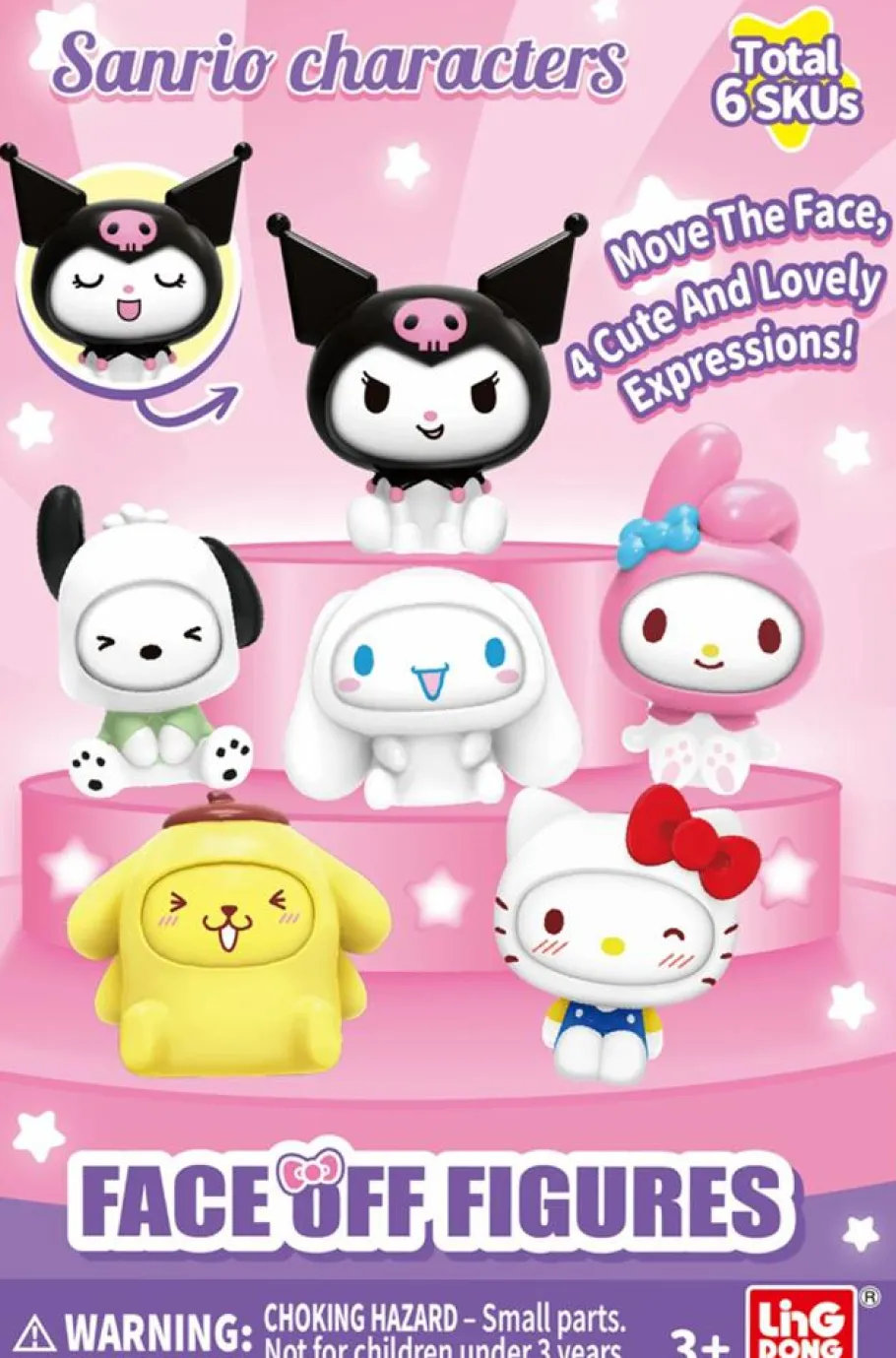 Designer Vinyl>Hello Kitty and Friends - Sanrio Characters Face Off Figures Blind Box Vinyl Figure (Single Unit)