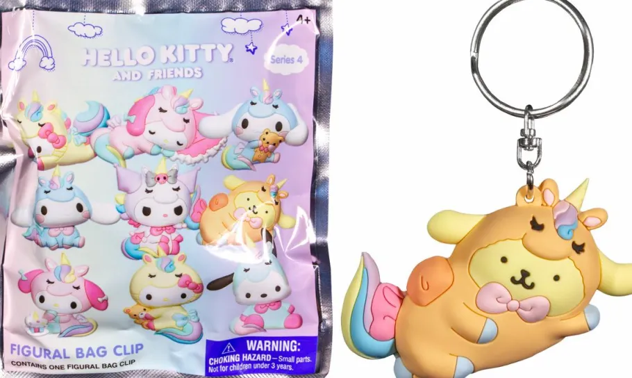 Designer Vinyl>Hello Kitty and Friends - Series 4 3D Figural Foam Bag Clip Blind Bag (Single Unit)