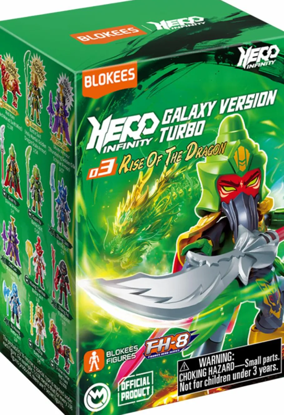 Designer Vinyl>Popcultcha Hero Infinity - Galaxy Version Turbo 03 Rise of the Dragon Blind Box Articulated Model Kit (Single Unit)