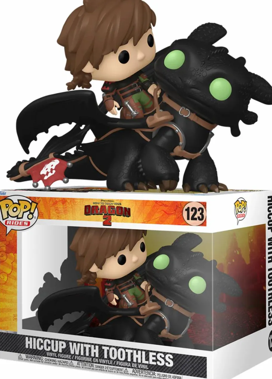 Pop! Rides & Town>How to Train Your Dragon 2 - Hiccup with Toothless Pop! Ride Vinyl Figure