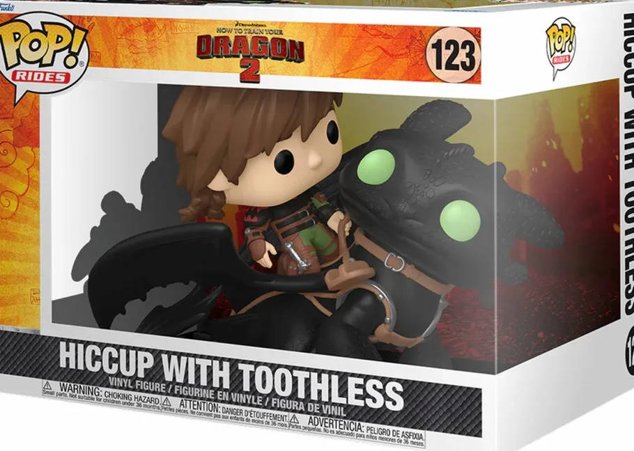 Pop! Rides & Town>How to Train Your Dragon 2 - Hiccup with Toothless Pop! Ride Vinyl Figure