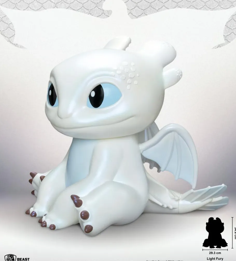 Designer Vinyl>How to Train Your Dragon 3: The Hidden World - Light Fury Large 13" Vinyl Piggy Bank