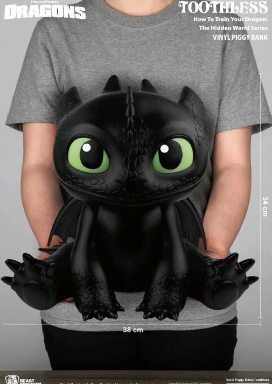 Designer Vinyl>How to Train Your Dragon - Toothless 13" Vinyl Piggy Bank