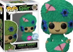 Standard Pop!>I Am Groot (2022) - Fancy Groot Flocked Pop! Vinyl Figure