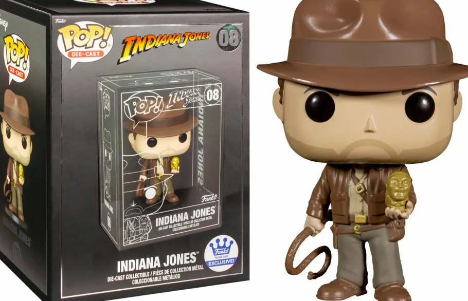 Die-Cast Figures>Indiana Jones and the Raiders of the Lost Ark - Pop! Diecast Metal Figure (Funko / Popcultcha Exclusive)