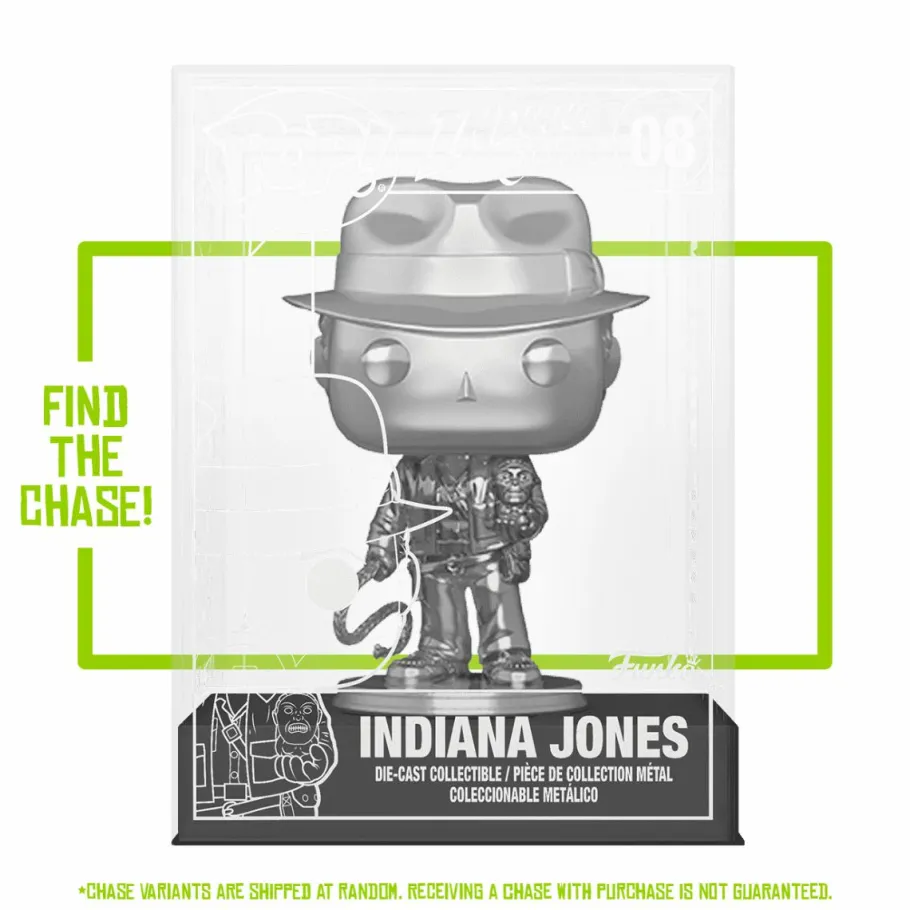 Die-Cast Figures>Indiana Jones and the Raiders of the Lost Ark - Pop! Diecast Metal Figure (Funko / Popcultcha Exclusive)