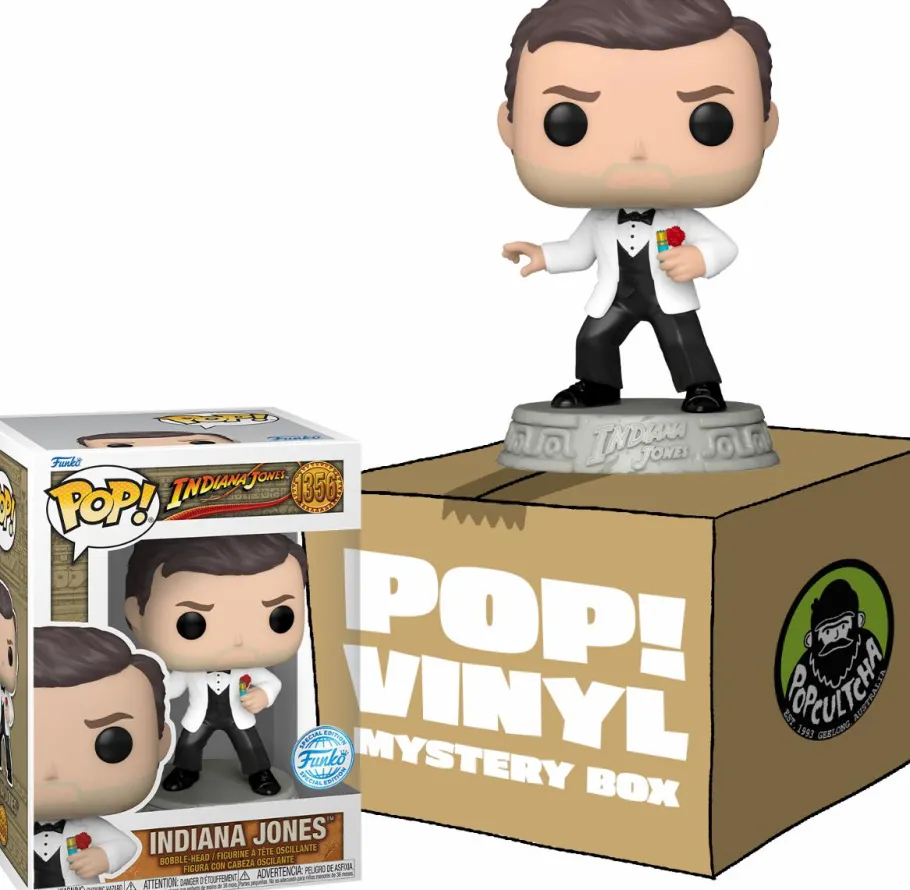 Standard Pop!>Indiana Jones and the Temple of Doom - in Tuxedo Mystery Box (Includes & 3 Mystery Exclusive Pop! Vinyl Figures)