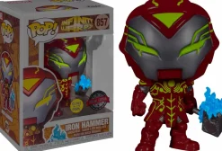 Standard Pop!>Marvel Infinity Warps - Iron Hammer with Mjolnir Glow in the Dark Pop! Vinyl Figure
