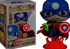 Standard Pop!>Marvel Infinity Warps - Soldier Supreme with Shield Glow in the Dark Pop! Vinyl Figure