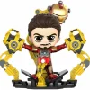 Designer Vinyl>Iron Man 2 - Mark IV With Suit-Up Gantry Cosbaby (S) Hot Toys Figure