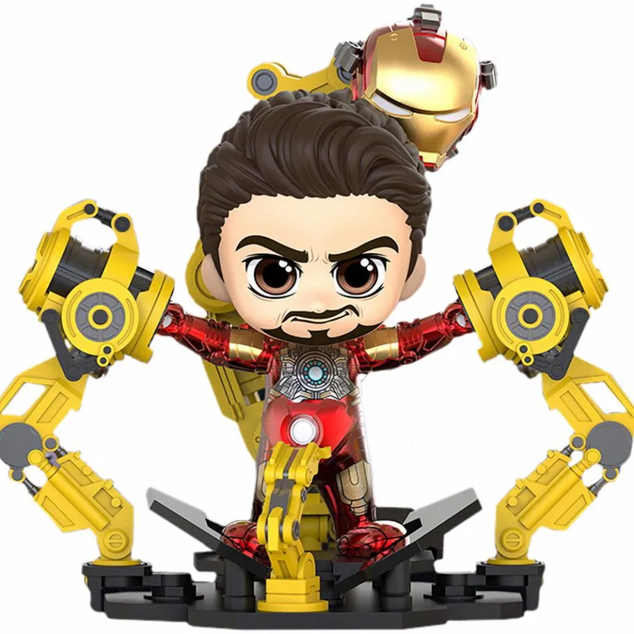 Designer Vinyl>Iron Man 2 - Mark IV With Suit-Up Gantry Cosbaby (S) Hot Toys Figure