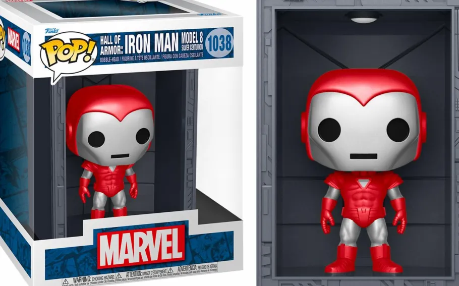 Pop! Deluxe>Iron Man : Hall of Armor - Model 8 Silver Centurion Deluxe Pop! Vinyl Figure