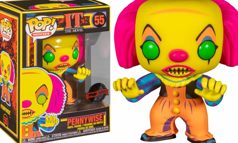 Standard Pop!>IT (1990) - Pennywise Blacklight Pop! Vinyl Figure