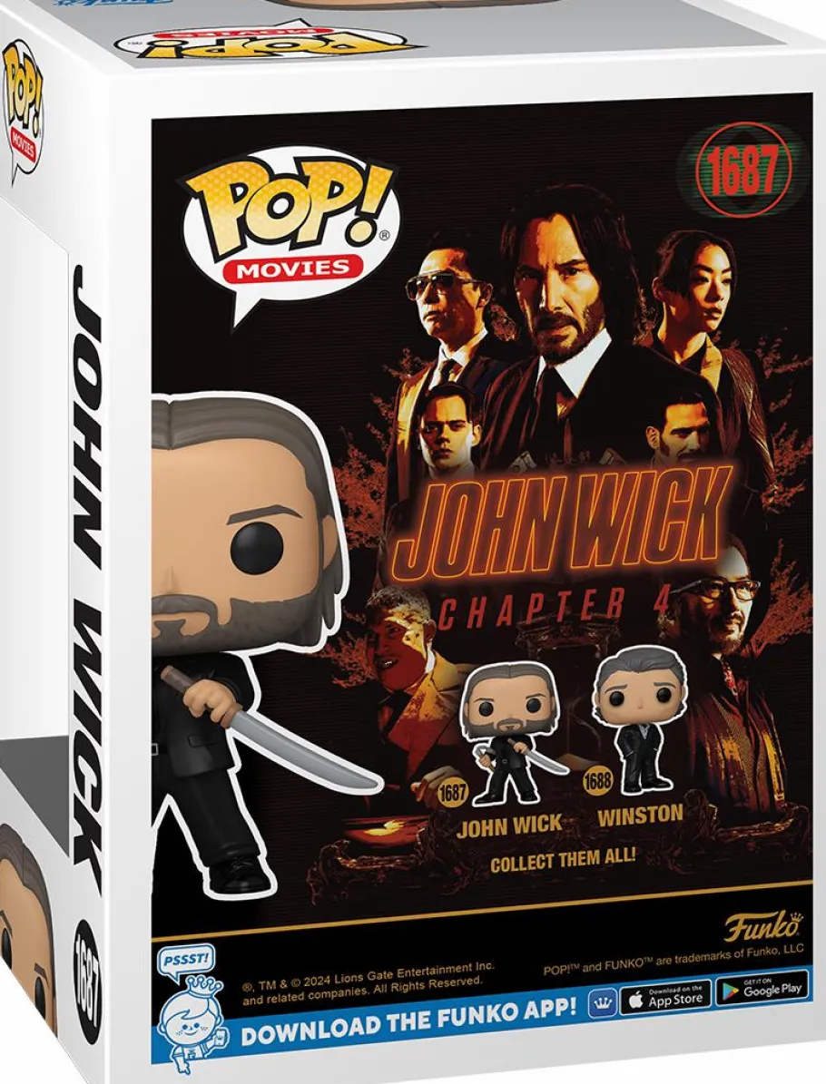 Standard Pop!>John Wick : Chapter 4 - with Sword & Nunchucks Pop! Vinyl Figure