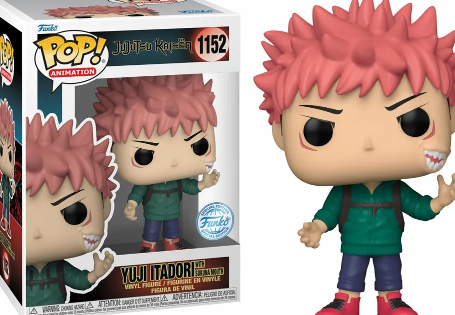 Standard Pop!>Jujutsu Kaisen - Yuji Itadori Sukuna Mouth Pop! Vinyl Figure