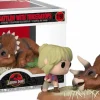 Pop! Moments>Jurassic Park - Dr. Ellie Sattler with Triceratops Movie Moments Pop! Vinyl Figure