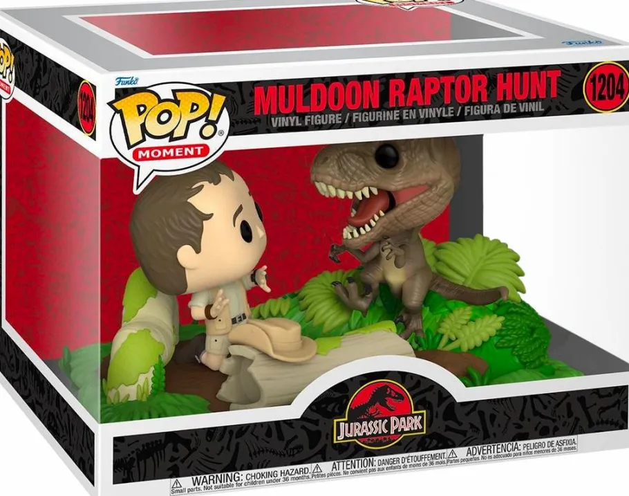Pop! Moments>Jurassic Park - Muldoon Raptor Hunt Movie Moments Pop! Vinyl Figure