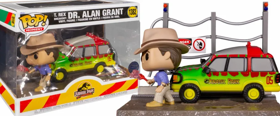 Pop! Moments>Jurassic Park - T-Rex Breakout: Dr. Alan Grant Pop! Moment Vinyl Figure