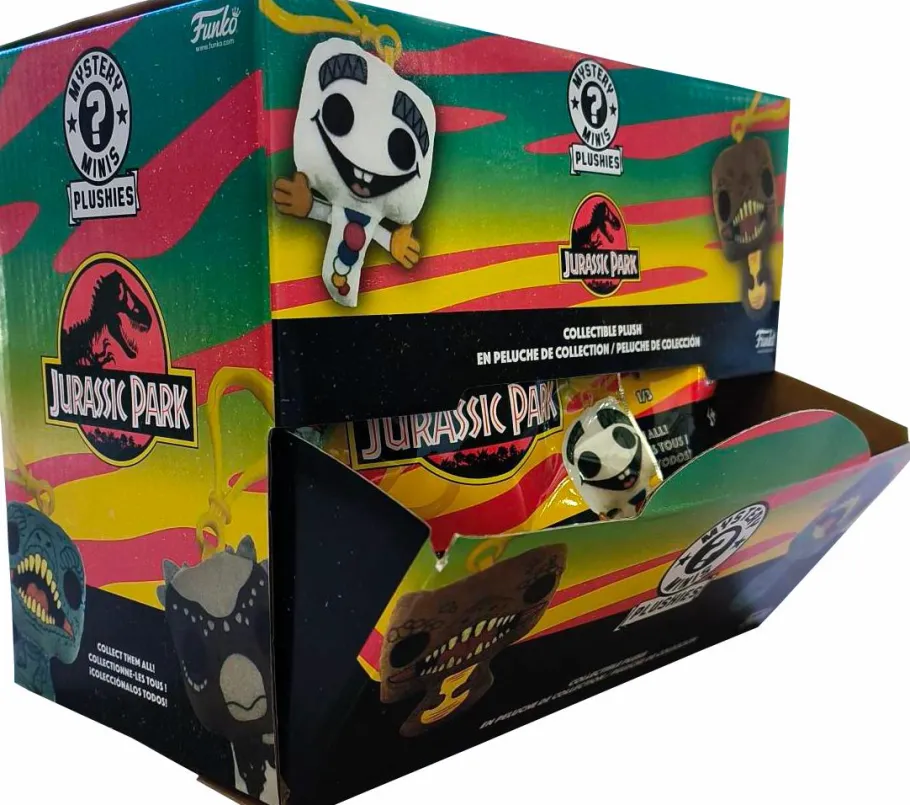 Blind Box>Jurassic Park Jurassic World - Plush Keychains Blind Bag (Display of 12)
