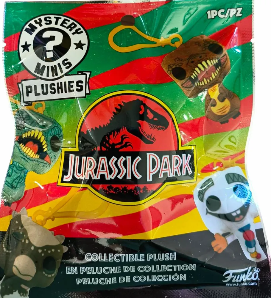 Blind Box>Jurassic Park Jurassic World - Plush Keychains Blind Bag (Display of 12)