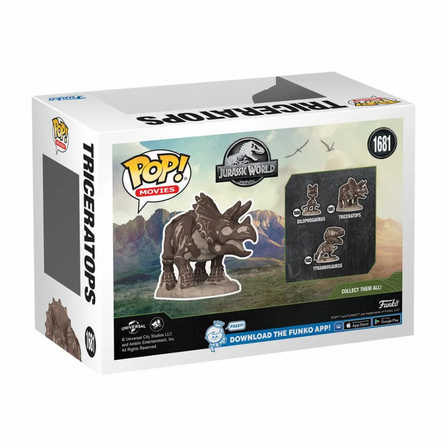 Standard Pop!>Jurassic World - Triceratops Fossil Pop! Vinyl Figure