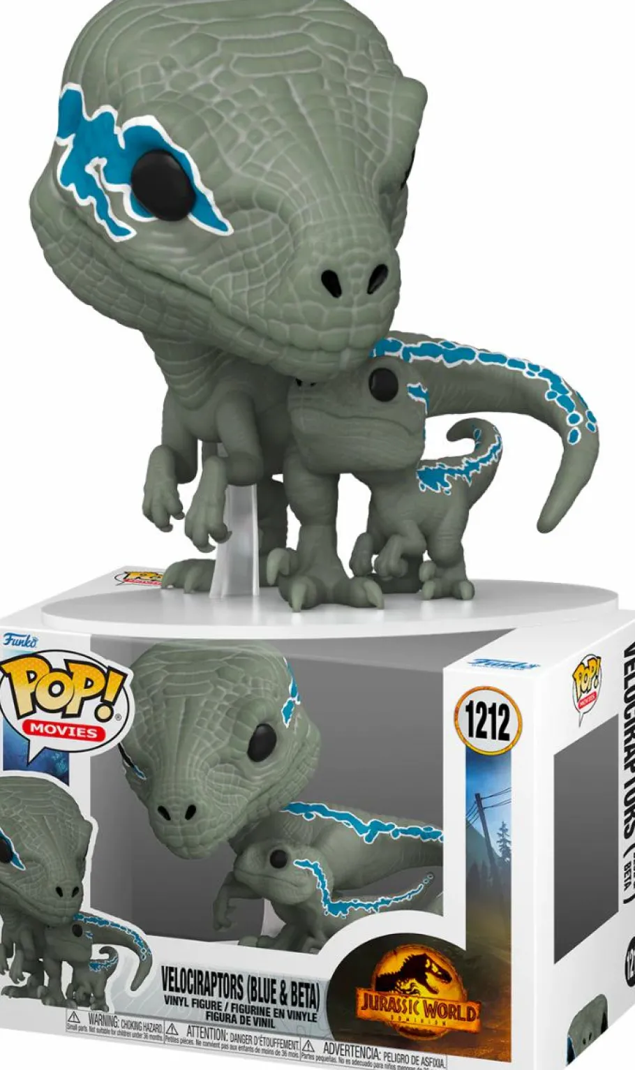 Standard Pop!>Jurassic World : Dominion - Velociraptors Blue & Beta Pop! Vinyl Figure