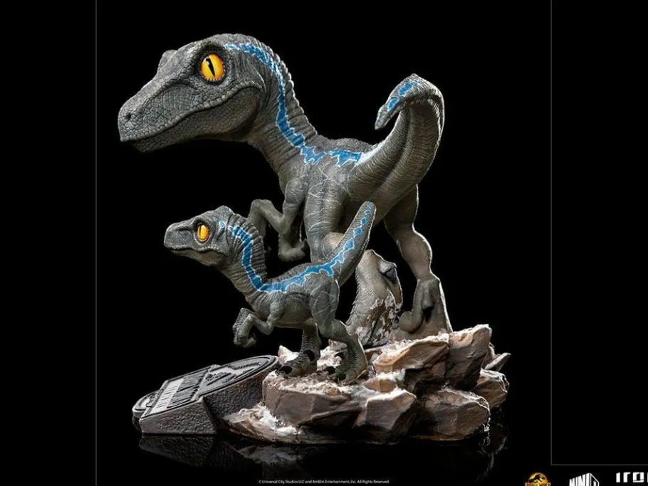 Designer Vinyl>Jurassic World : Dominion - Blue & Beta Velociraptor MiniCo 5” Vinyl Figure