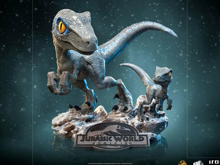 Designer Vinyl>Jurassic World : Dominion - Blue & Beta Velociraptor MiniCo 5” Vinyl Figure